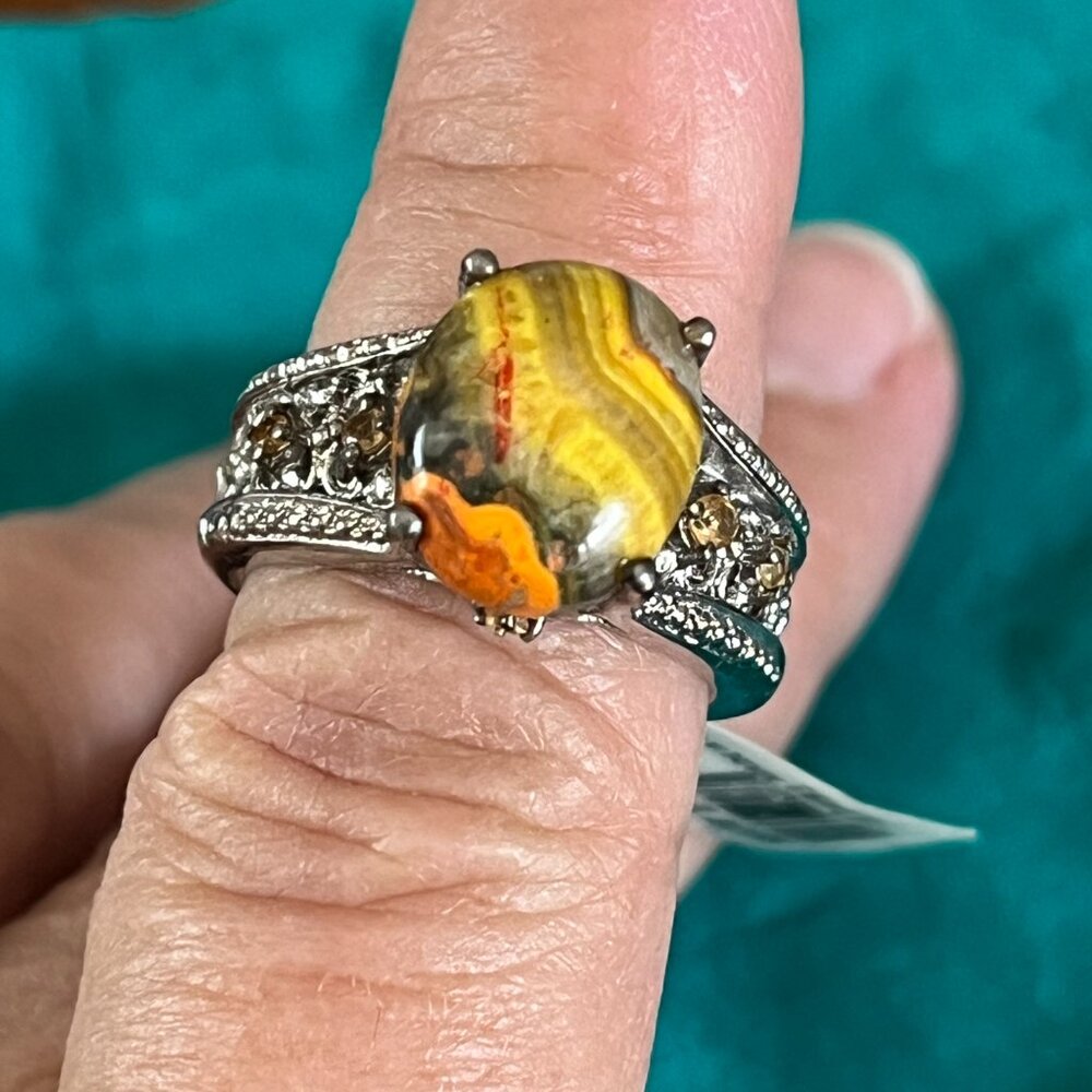 STS KARIS Unakite Gem Estate Ring NWT Retail $145